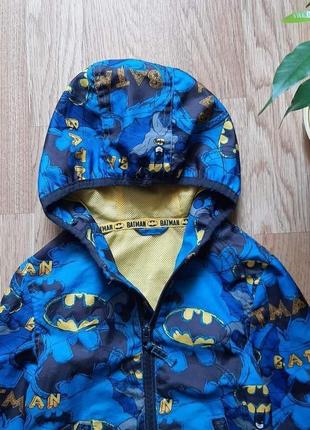 Детская курточка ветровочка на мальчика 2-3роки бэтмен4 фото