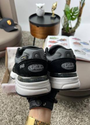 Мужские кроссовки new balance 993 костюми black grey 41-43-44-453 фото