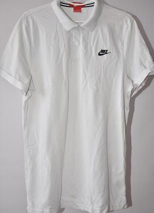 Футболка поло (nike, біла)