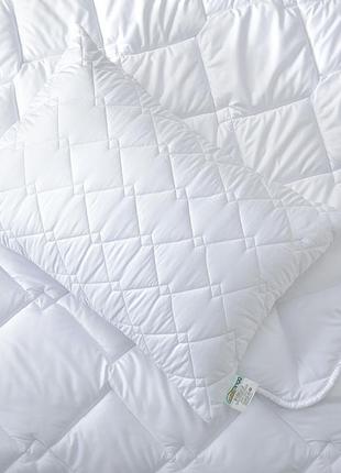 Набір для сну sleepingg ковдра всесезонна євро антиалергенне волокно + подушка 2 шт білий4 фото