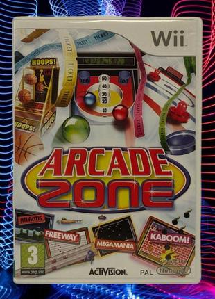 Диск с грою arcade zone (nintendo wii)