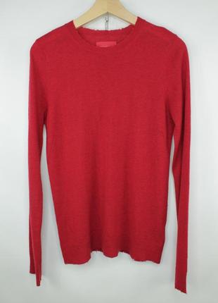 Кашемировый свитер пуловер XS / 42 red miss cp crewneck cashmere sweater