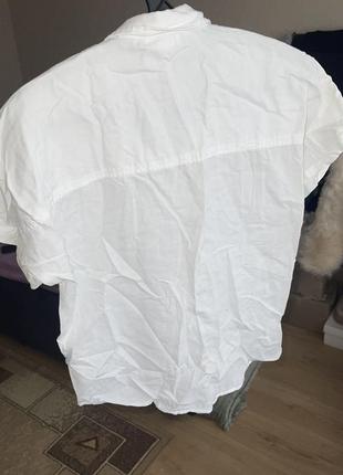 Роскошная футболка белая рубашка2 фото