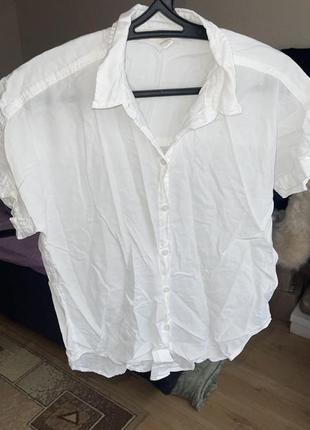 Роскошная футболка белая рубашка1 фото