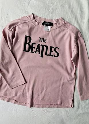 Лонгслів zara реглан футболка