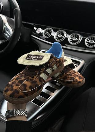 Кросівки adidas samba pony wales bonner leopard4 фото
