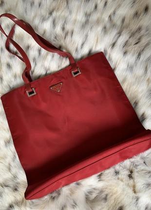 Сумка женская красная prada