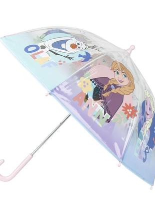 Детский зонт - трость frozen холодное сердце 3-6 лет