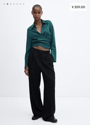 Блуза mango на запах