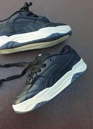 Кроссовки puma Backpack - 180 black white4 фото