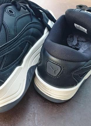 Кроссовки puma Backpack - 180 black white8 фото