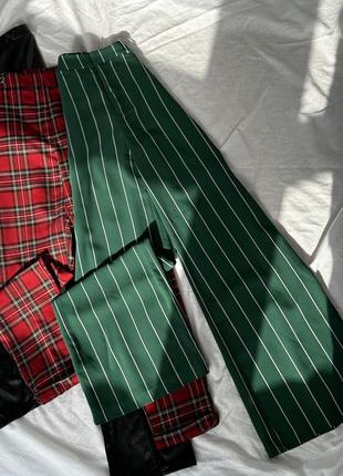 Класичні брюки палацо кюлоти смужку h&m