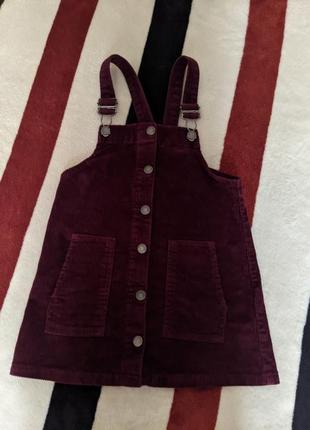 Вельветовый сарафан