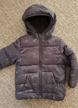 Зимовий пуховик на хлопчика kiabi 3 -4 роки