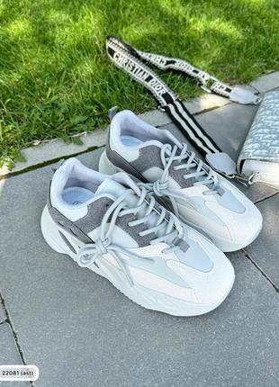 Кроси denim натуральні сіро-білі комбі.