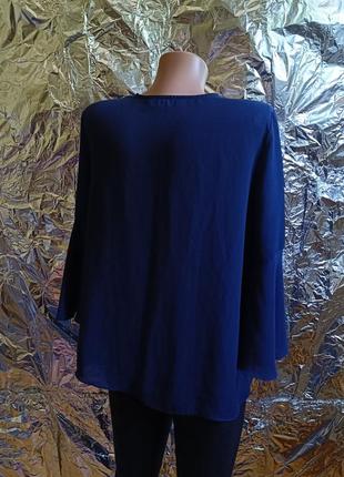 🧸 распродажа! синяя блузка блуза женская 🧸5 фото