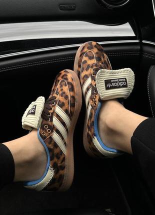 Кросівки adidas samba pony wales bonner leopard5 фото