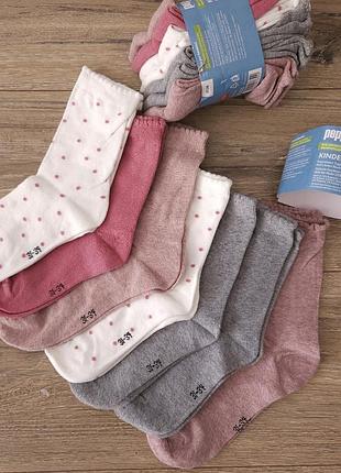 31-34, качественные новые носки для девочки, набор 7 пар