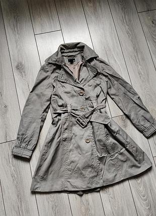 Плащ тренч під пояс