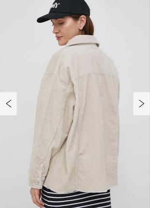 Оверсайз вельветовая куртка рубашка 100% cotton8 фото