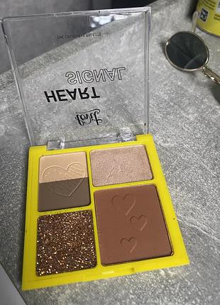 Тени для век lovit, палетка теней,тени для глаз нюдовые блестки