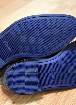 Clarks, оригинал кожаные туфли, броги7 фото