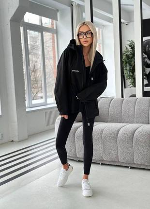 Куртка ветровка в стиле chanel