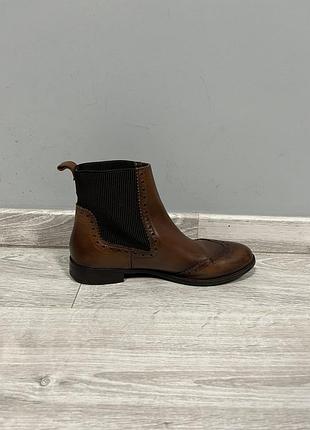 Кожаные ботинки, челси massimo dutti