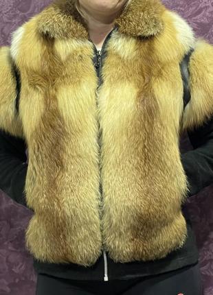 Жилет из лисицы