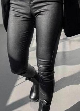 Лосины, брюки, лосины, под кожу