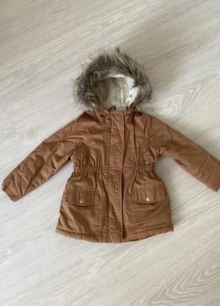 Парка old navy, 4-5 лет, на черпи, 110 см