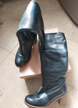 Сапоги еврозима кожаные, pamar