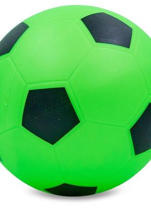 Мяч резиновый zelart футбольный fb-5652 22см цвета в ассортименте4 фото
