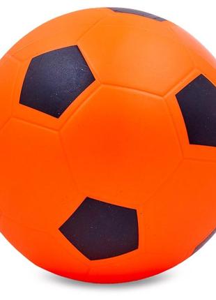 Мяч резиновый zelart футбольный fb-5652 22см цвета в ассортименте2 фото