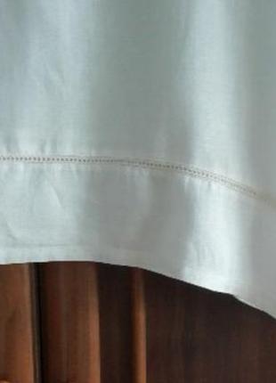 Льняная блузка с вышивкой5 фото