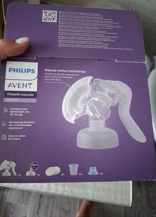 Молокоотсос механический philips