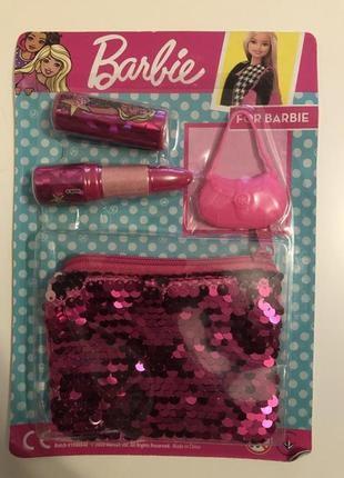 Новий набір barbie з косметичкою