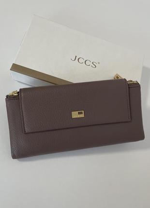 Женский кожаный кошелек портмоне jccs