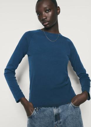 Лонгслив футболка гольф топ zara