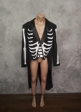Карнавальный костюм скелет фрак смокинг хелоуин хэлоуин косплей маскарад карнавал