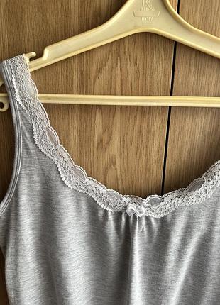 Майка tu размер м л на бретелях с топом