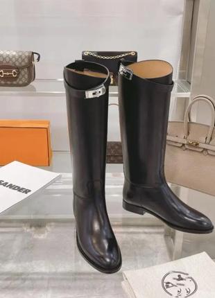 Сапоги в стиле hermes