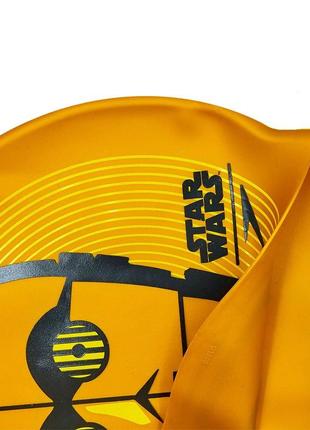 Шапочка для плавания speedo slogan print 808385c797 star wars c3po оранжевый-черный3 фото