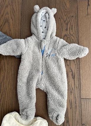 Теплий комбінезон на новонародженого