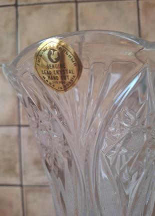 Велика кришталева ваза.2 фото