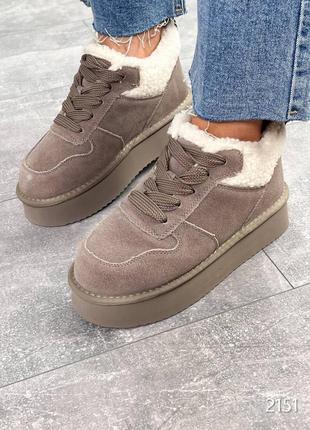 Натуральные трендовые угги автоледи