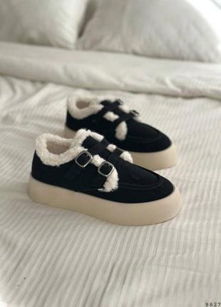 Жіночі утеплені лофери