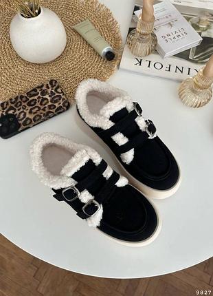 Жіночі утеплені лофери