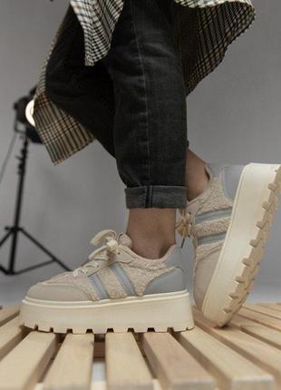 Жіночі кросівки suzi grey beg 20-1055 вт7694