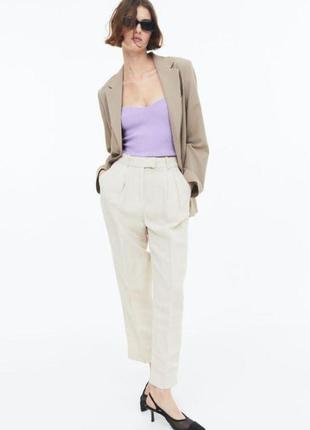 Штани літні h&m льон віскоза